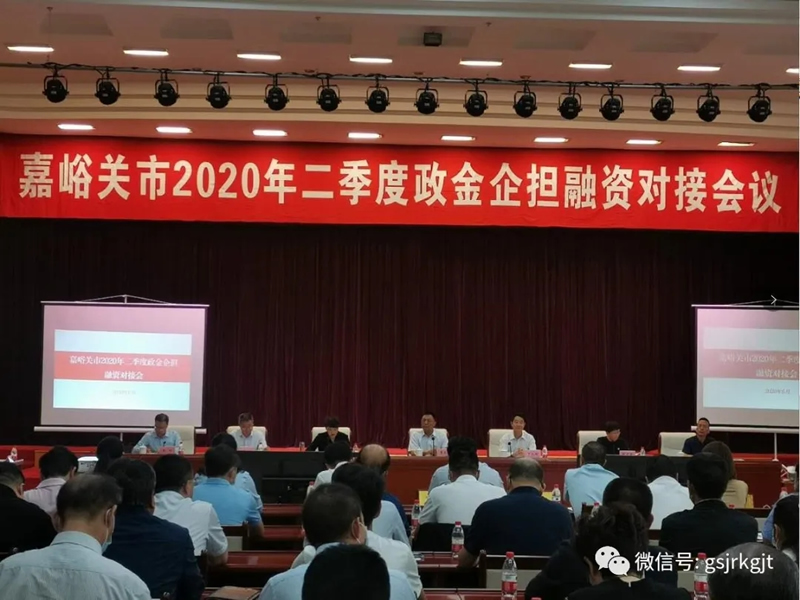 嘉峪关市召开2020年二季度政金企担融资对接暨融资产品宣讲推介会