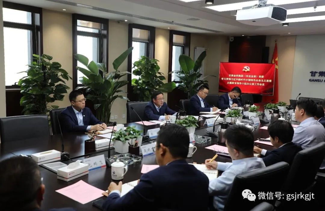 拼搏在线注册_拼搏（中国）（华龙证券）党委主题教育领导小组办公室召开第二次工作会议